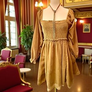 Daphne Velvet Mini Dress